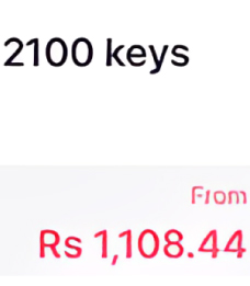 2100 keys