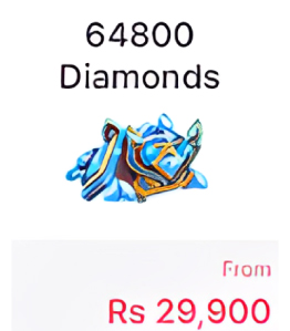 64800 Diamonds