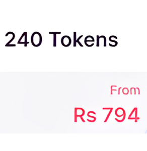 240 Tokens