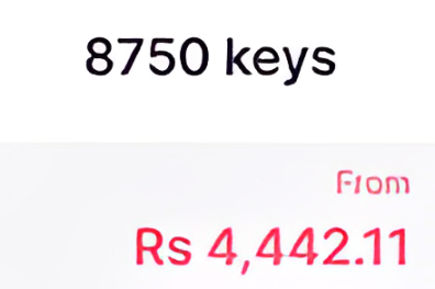 8750 keys