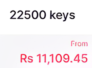 22500 keys