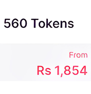 560 Tokens