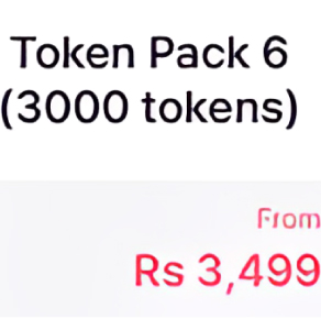 Token Pack 6 (3000 tokens)