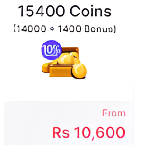 15400 Coins