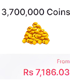 3,700,000 Coins