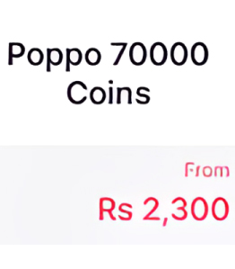 Poppo 70000 Coins