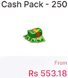 Cash Pack - 250