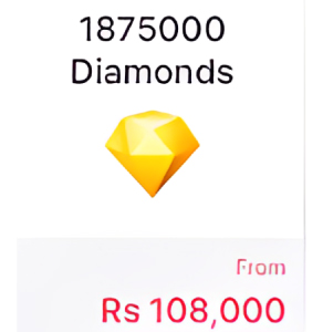 1875000 Diamonds