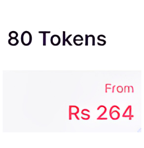 80 Tokens