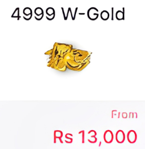 4999 W-Gold